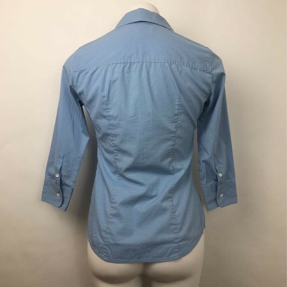 Haberdashery By J.Crew Button Up Polka Dot Top XS - Picture 4 of 6
